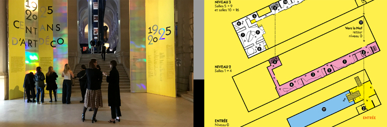 <h6>Entrée de l'exposition « 1925-2025. Cent ans d'Art déco »</h6>